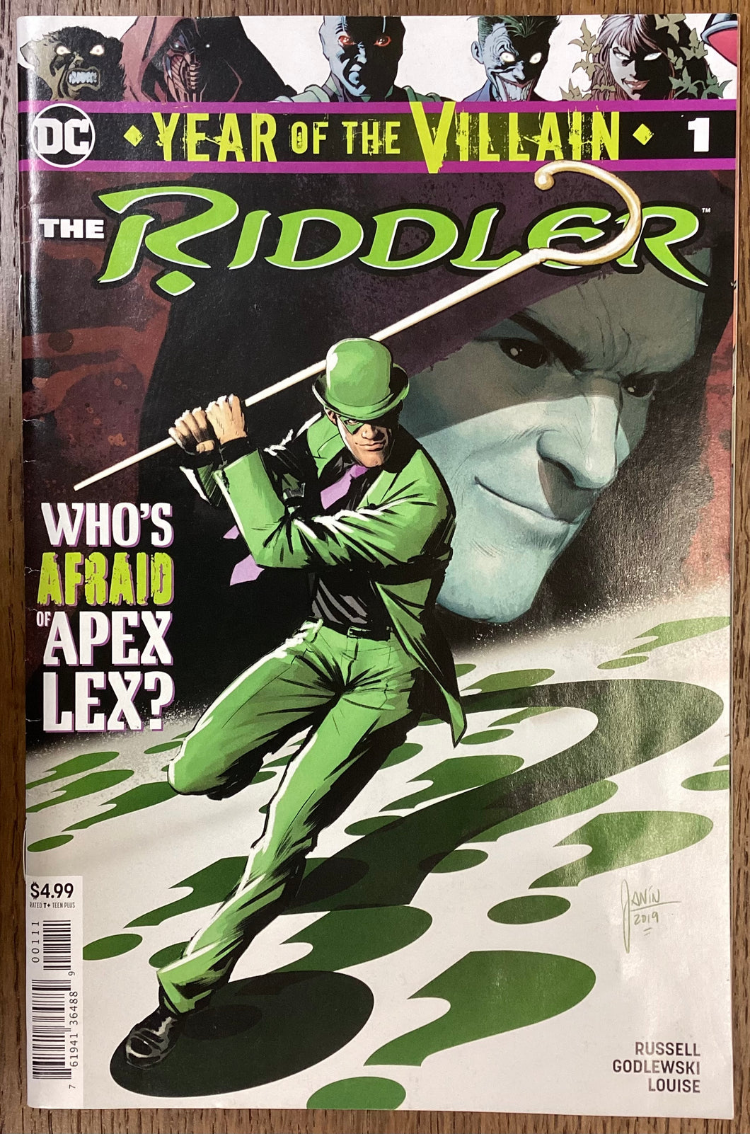 The Riddler: Year of the Villain No. #1 2019 DC Comics