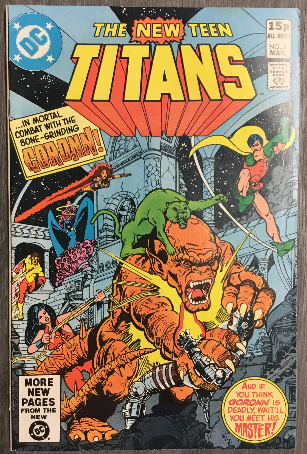 The New Teen Titans No. #5 1981 DC Comics