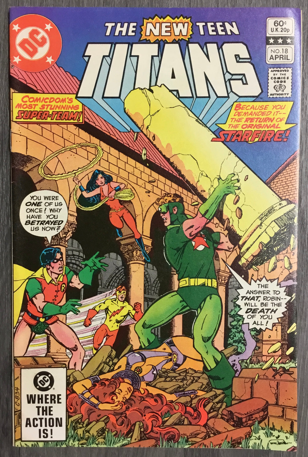 The New Teen Titans No. #18 1982 DC Comics