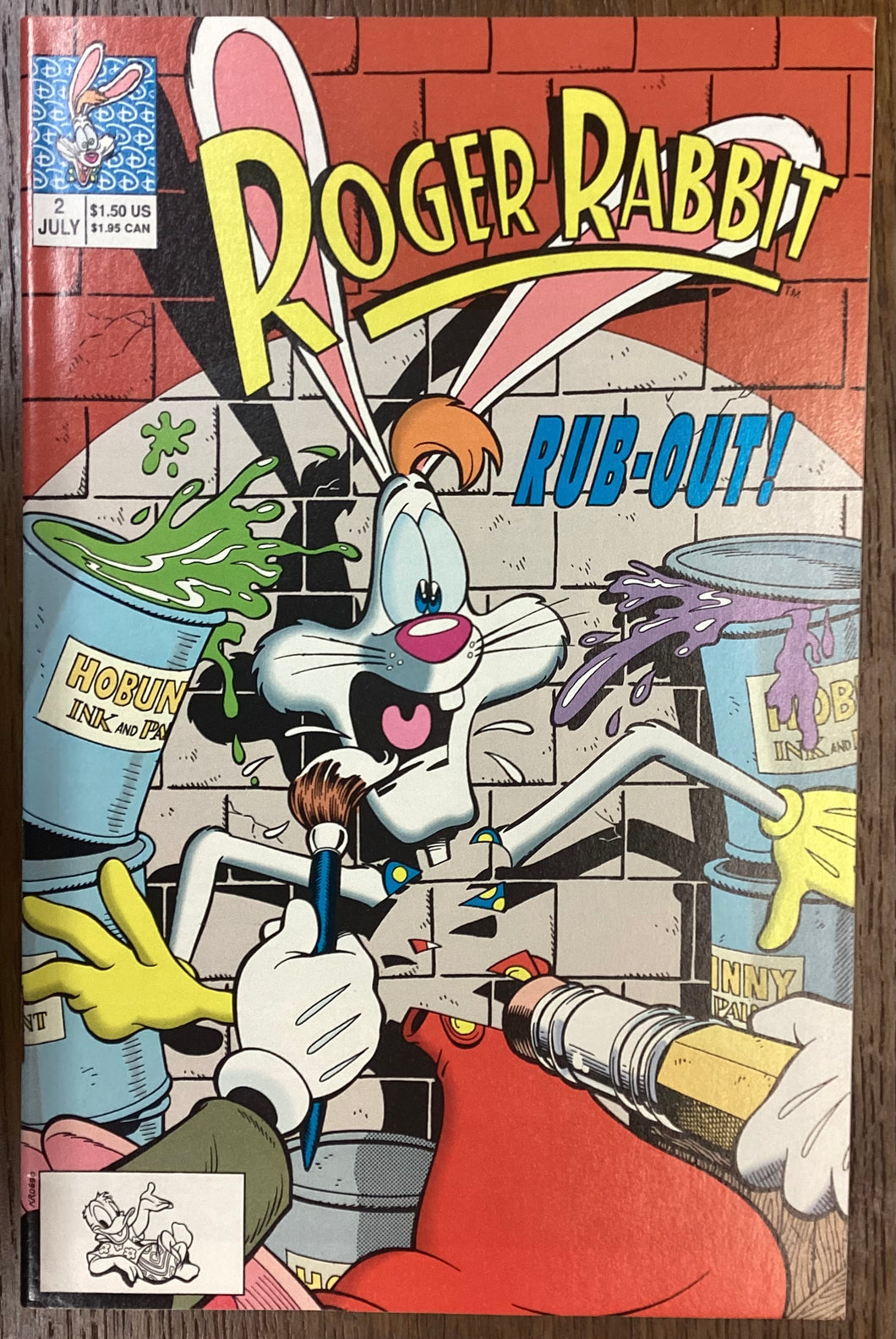 Roger Rabbit No. #2 1990 Disney Publications