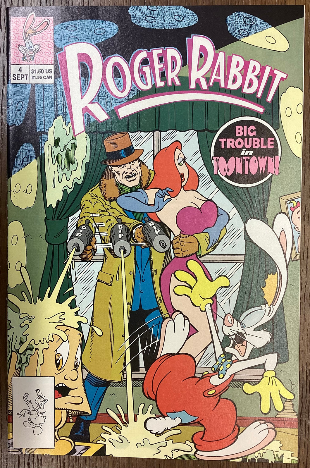 Roger Rabbit No. #4 1990 Disney Publications