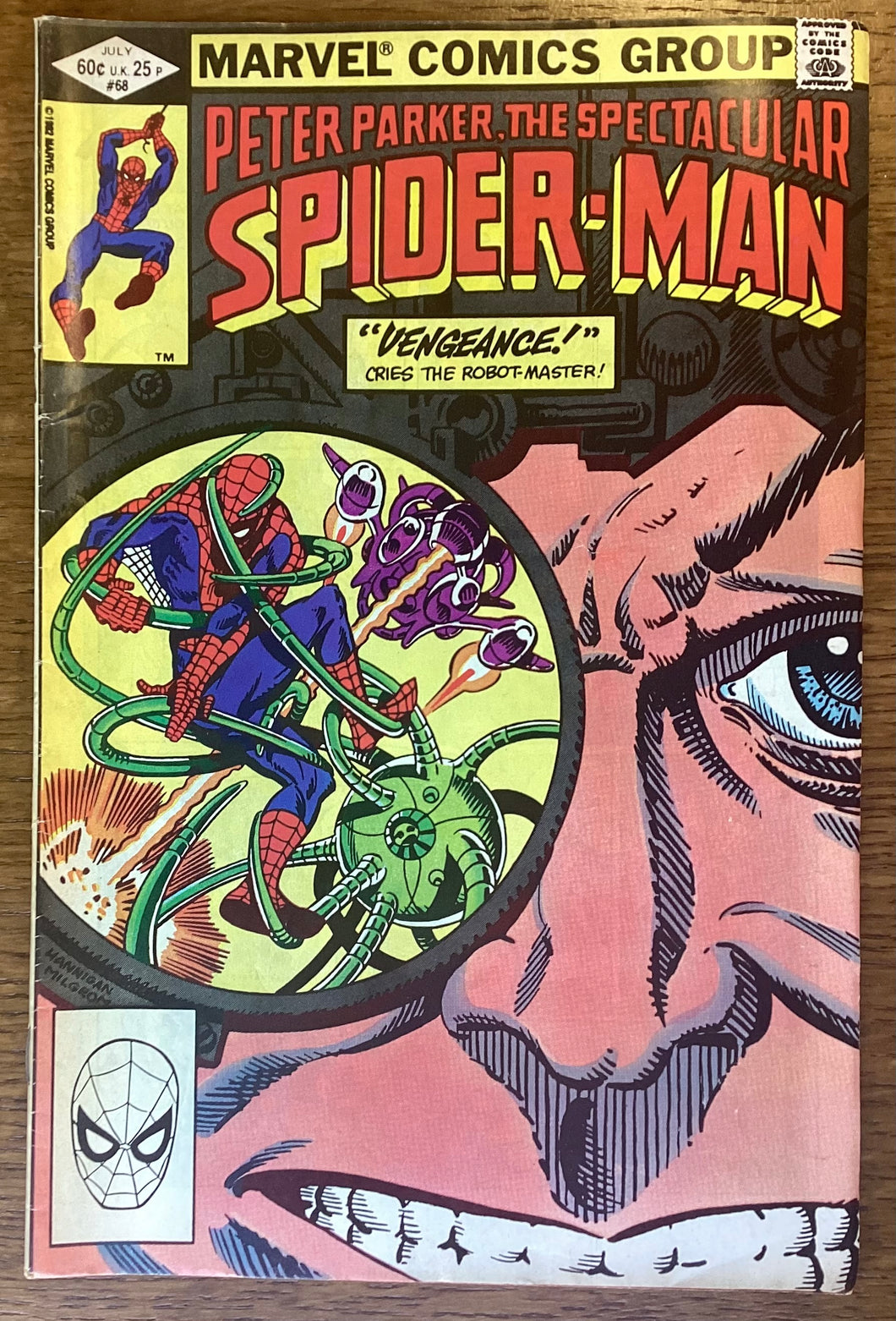 Peter Parker, The Spectacular Spider-Man No. #68 1982 Marvel Comics