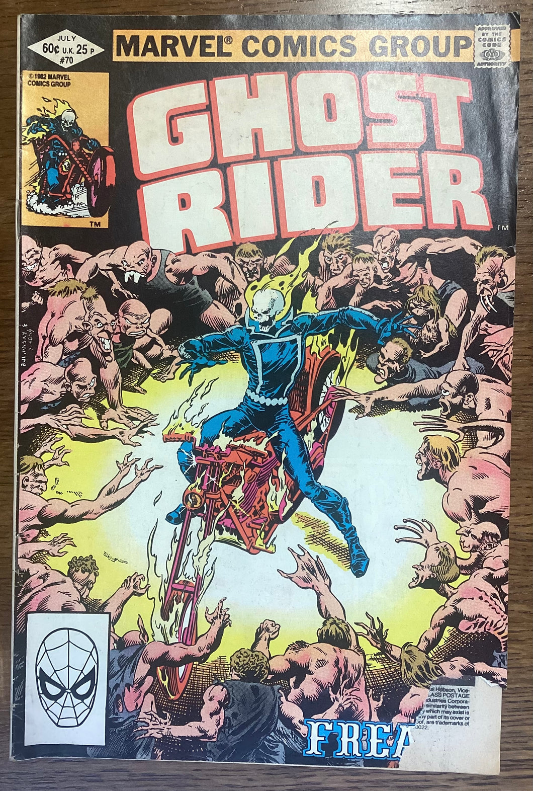 Ghost Rider No. #70 1982 Marvel Comics