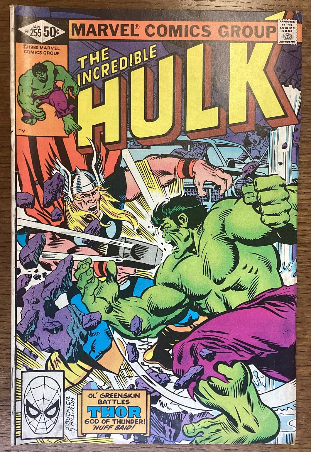 The Incredible Hulk No. #255 1981 Marvel Comics