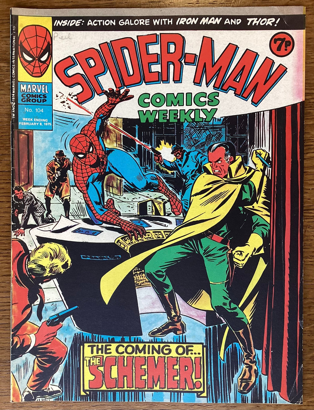 Spider-Man Comics Weekly No. #104 1975 Marvel Comics UK