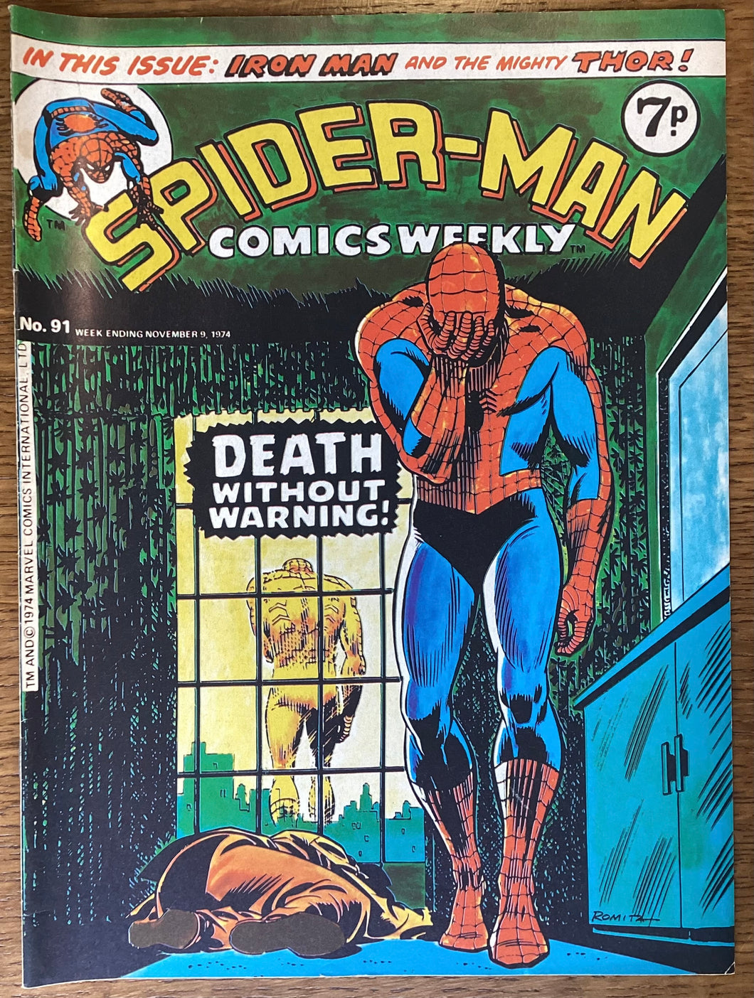 Spider-Man Comics Weekly No. #91 1974 Marvel Comics UK
