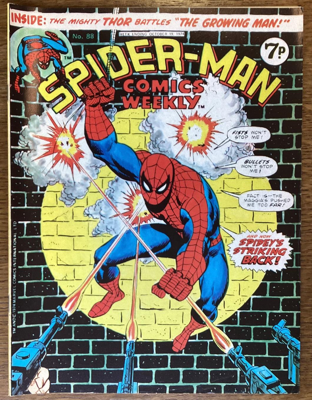 Spider-Man Comics Weekly No. #88 1974 Marvel Comics UK