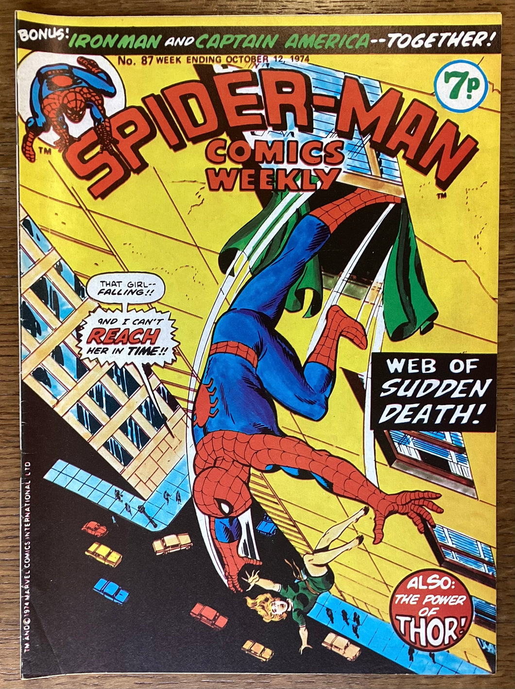 Spider-Man Comics Weekly No. #87 1974 Marvel Comics UK