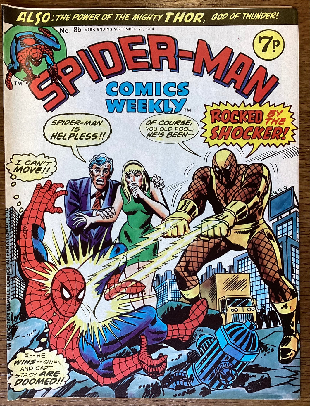 Spider-Man Comics Weekly No. #85 1974 Marvel Comics UK