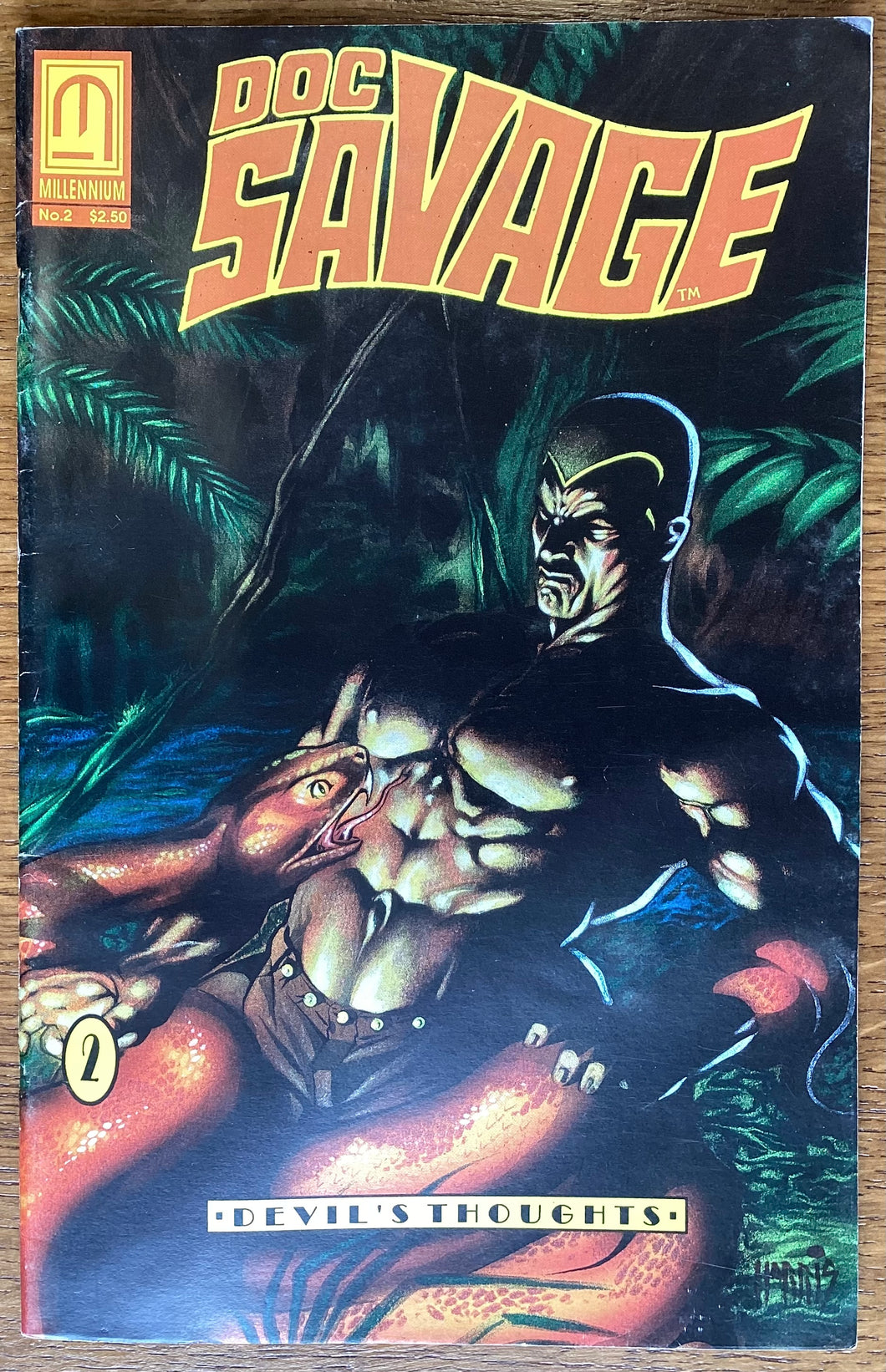 Doc Savage: Devil’s Thoughts No. #2  1991 Millennium Comics