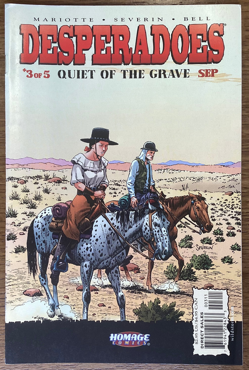 Desperadoes: Quiet of the Grave No. #3 2001 Wildstorm Comics