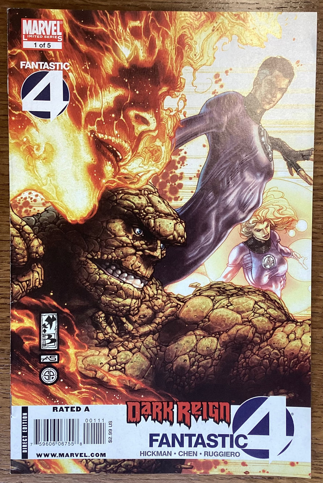 Dark Reign: Fantastic Four No. #1 2009 Marvel Comics
