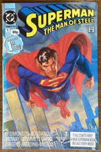 Load image into Gallery viewer, Superman: The Man of Steel No. #1 1991 DC Comics
