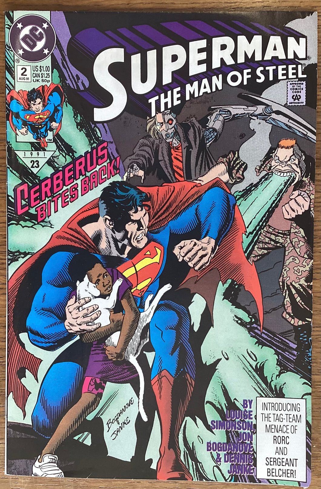 Superman: The Man of Steel No. #2 1991 DC Comics