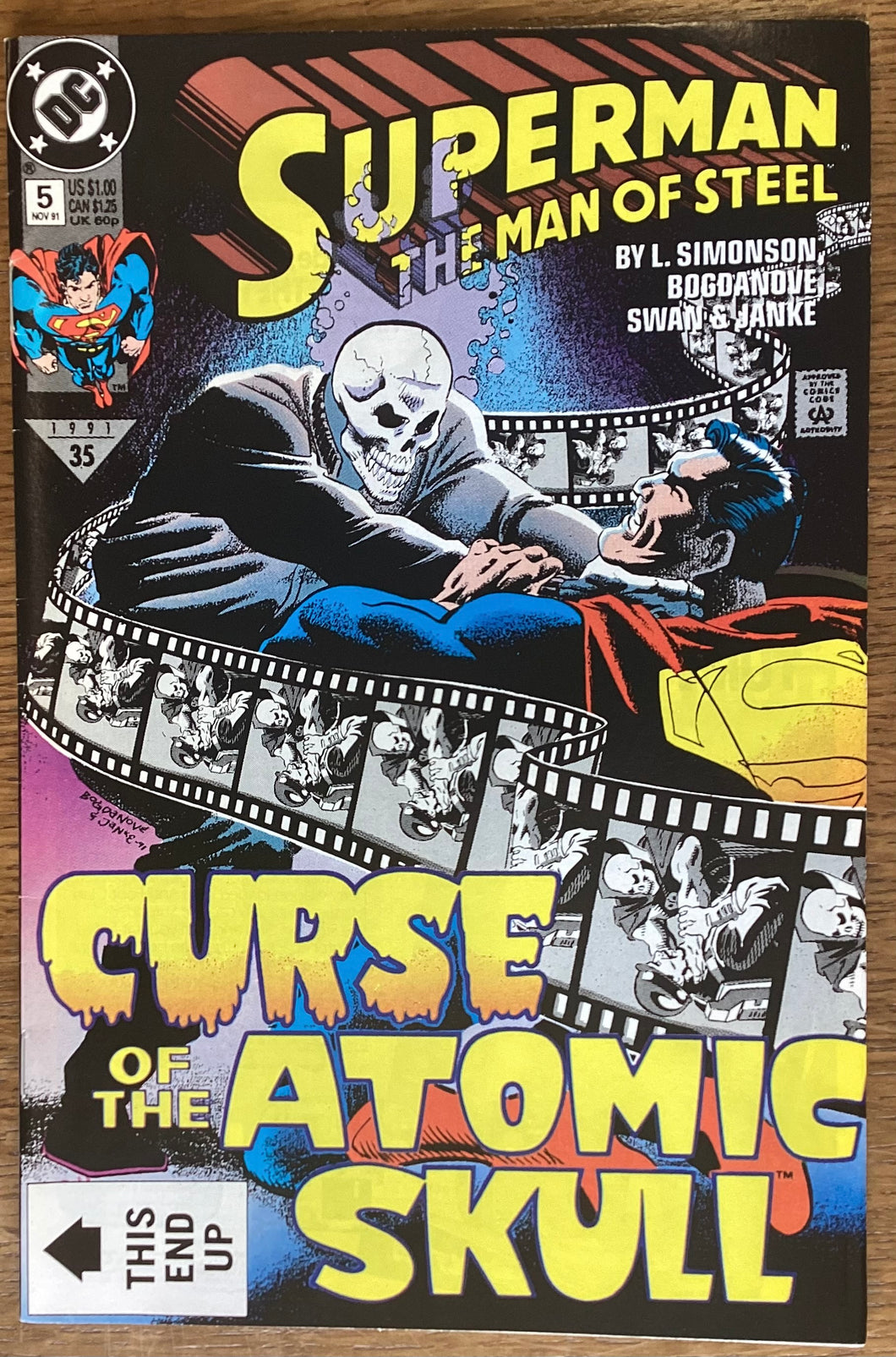 Superman: The Man of Steel No. #5 1991 DC Comics