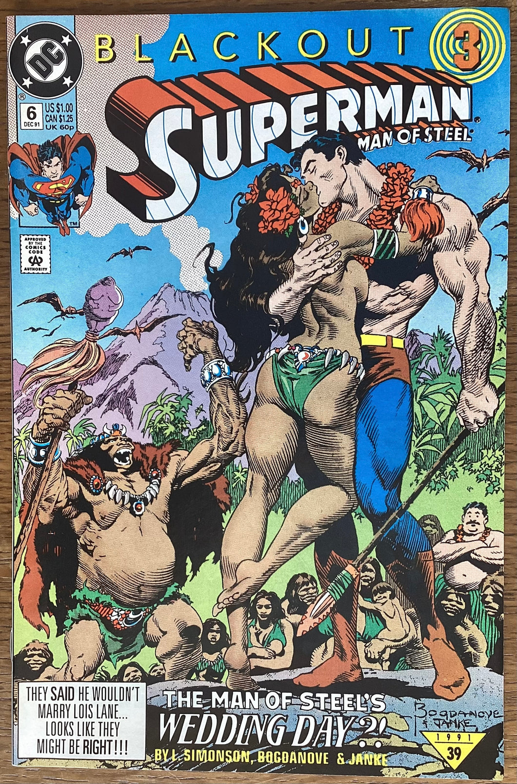 Superman: The Man of Steel No. #6 1991 DC Comics