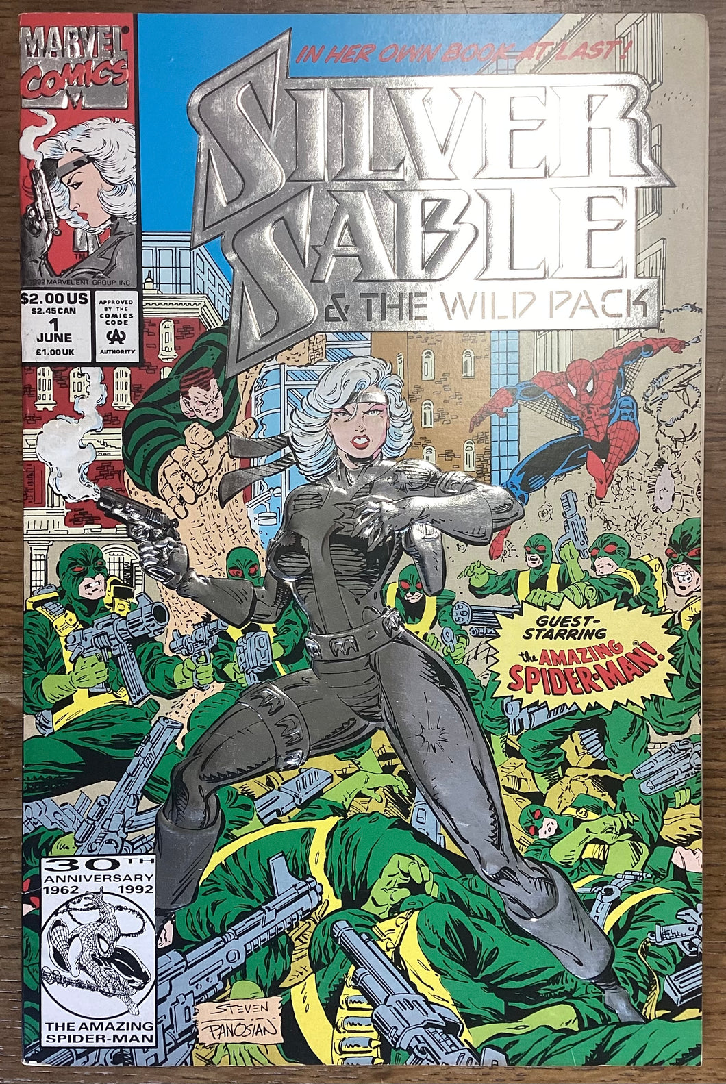 Silver Sable & The Wild Pack No. #1 1992 Marvel Comics