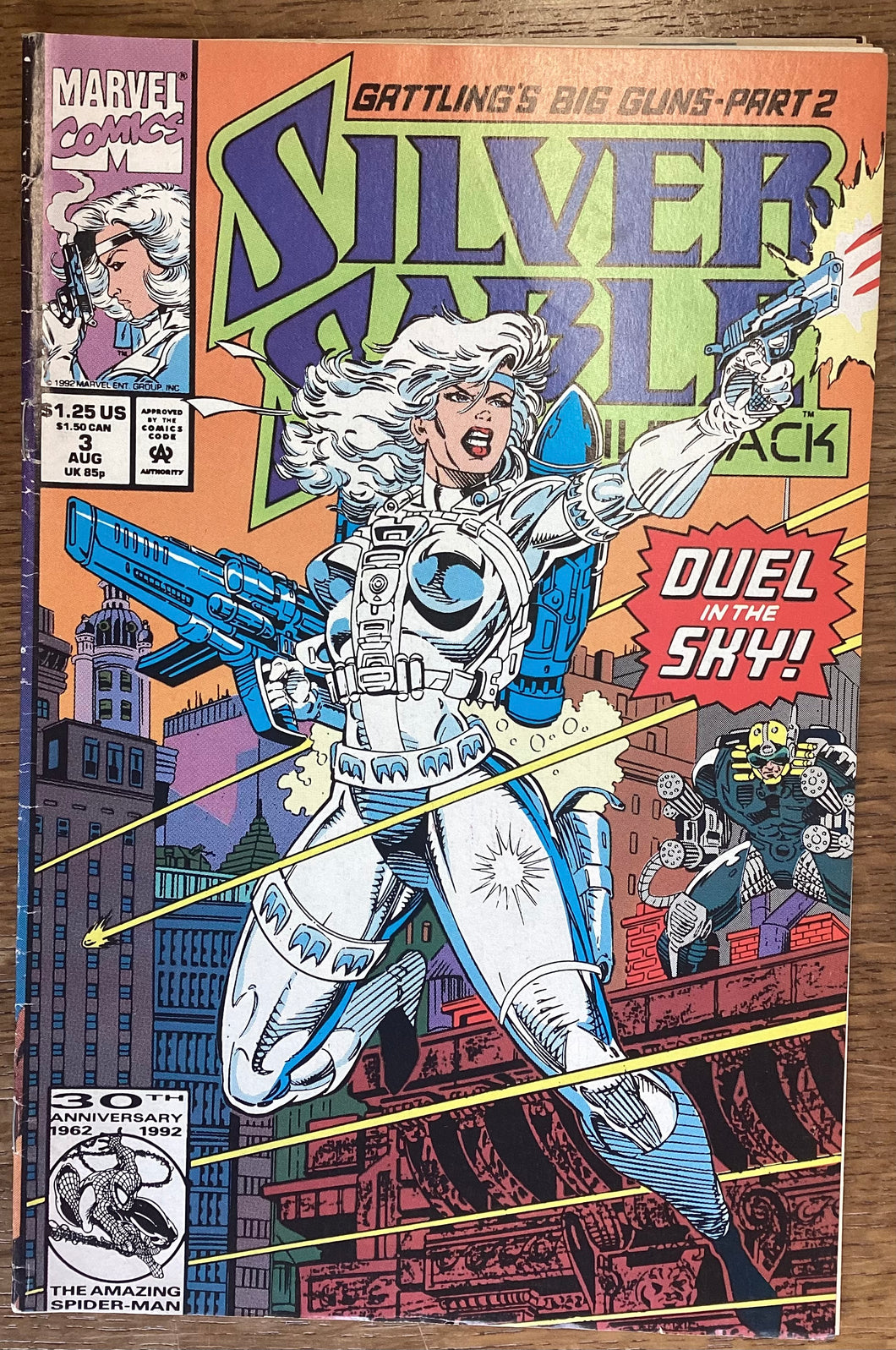 Silver Sable & The Wild Pack No. #3 1992 Marvel Comics