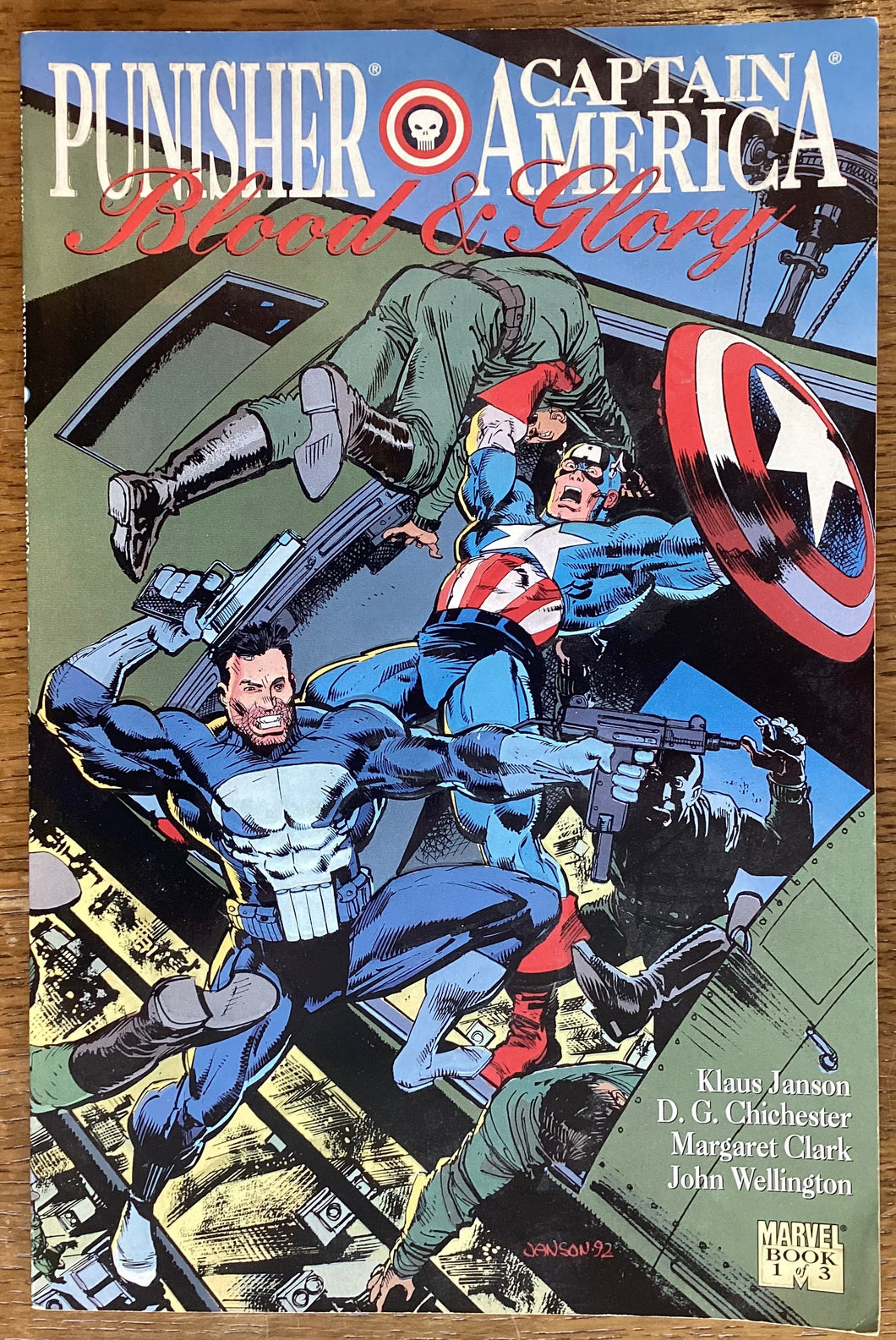 Punisher/Captain America Blood & Glory Book 1 1992 Marvel Comics