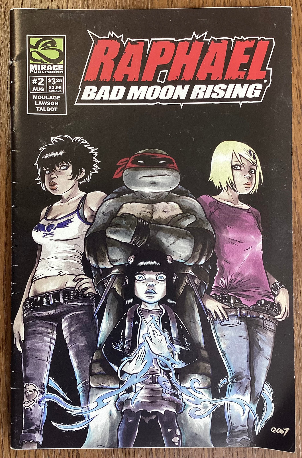 TMNT - Raphael Bad Moon Rising No. #2 2007 Mirage Publishing