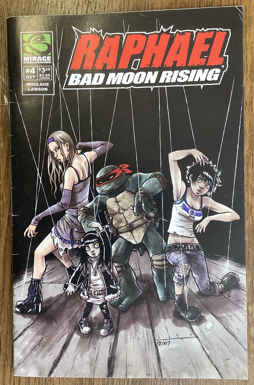 TMNT - Raphael Bad Moon Rising No. #4 2007 Mirage Publishing