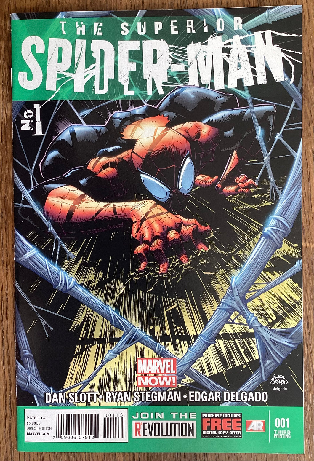 Superior Spider-Man No. #1 2013 3rd Printing Marvel Comics