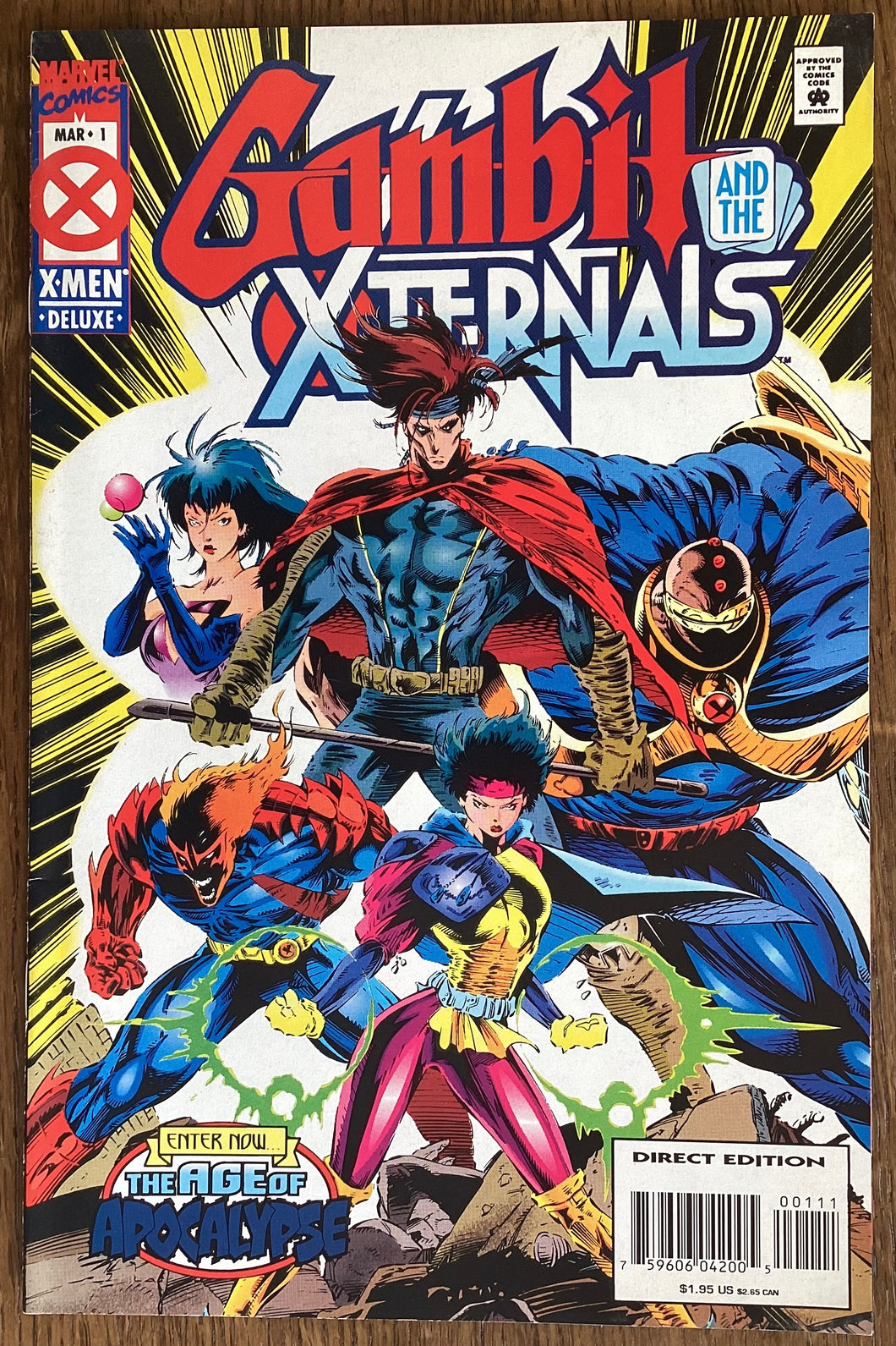 Gambit & the X-Ternals No. #1 1995 Marvel Comics