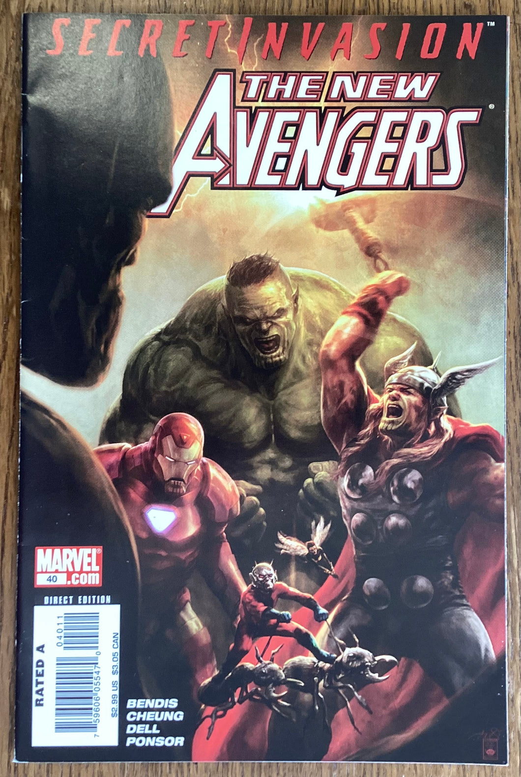 The New Avengers No. #40 2008 Marvel Comics