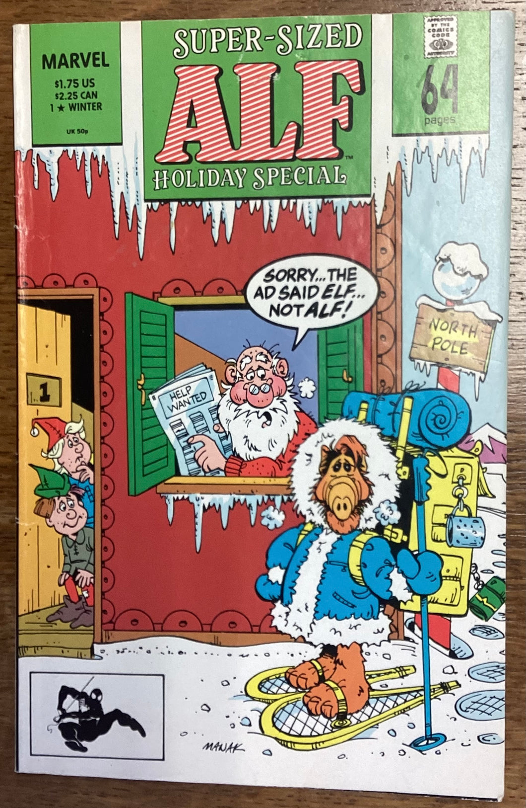 ALF Holiday Special No. #1 1989 Marvel Comics