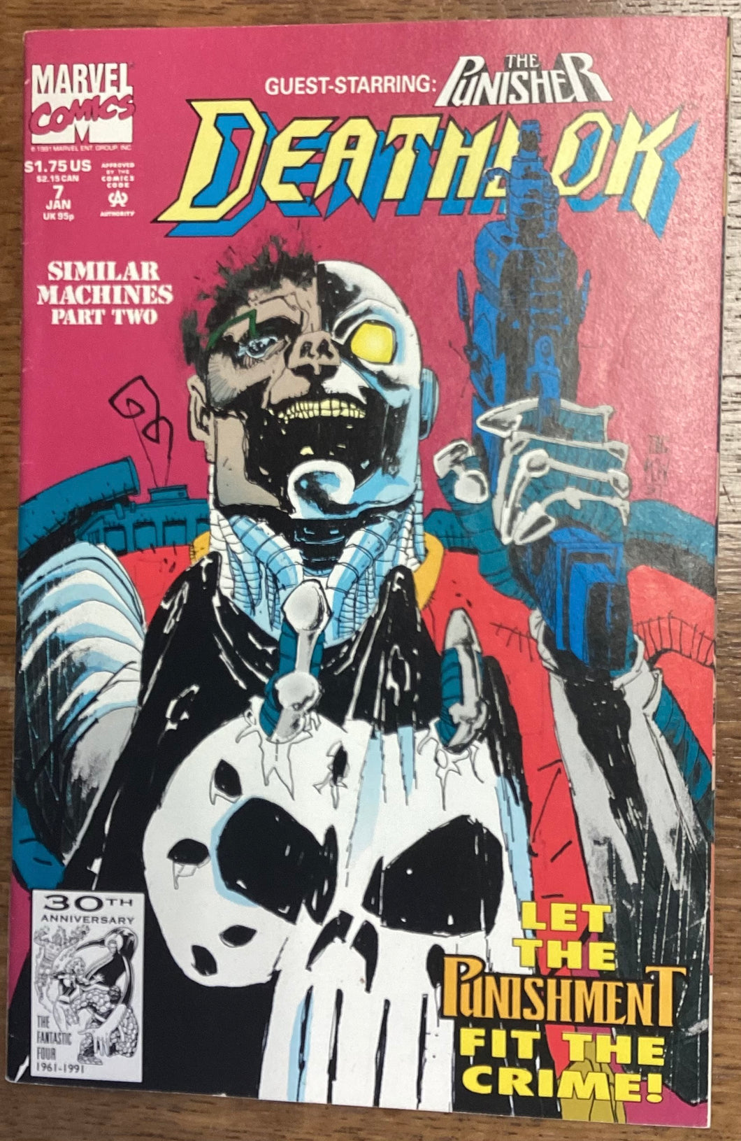 Deathlok No. #7 1992 Marvel Comics