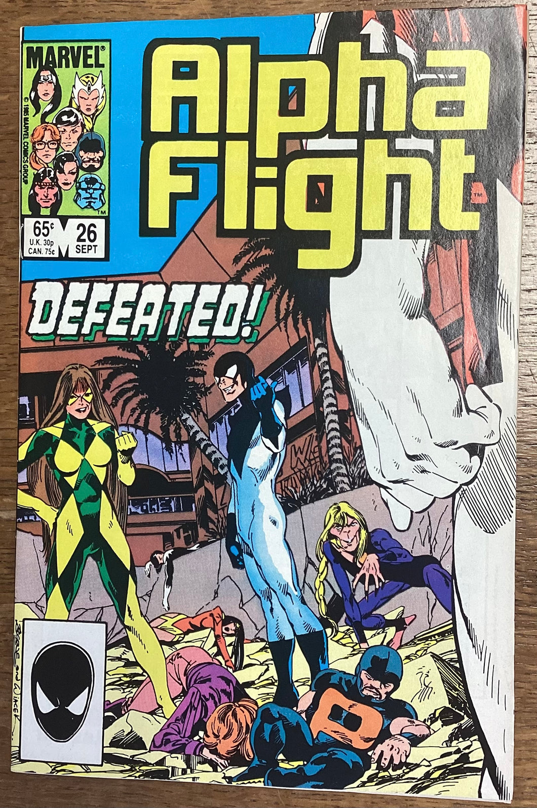 Alpha Flight No. #26 1985 Marvel Comics