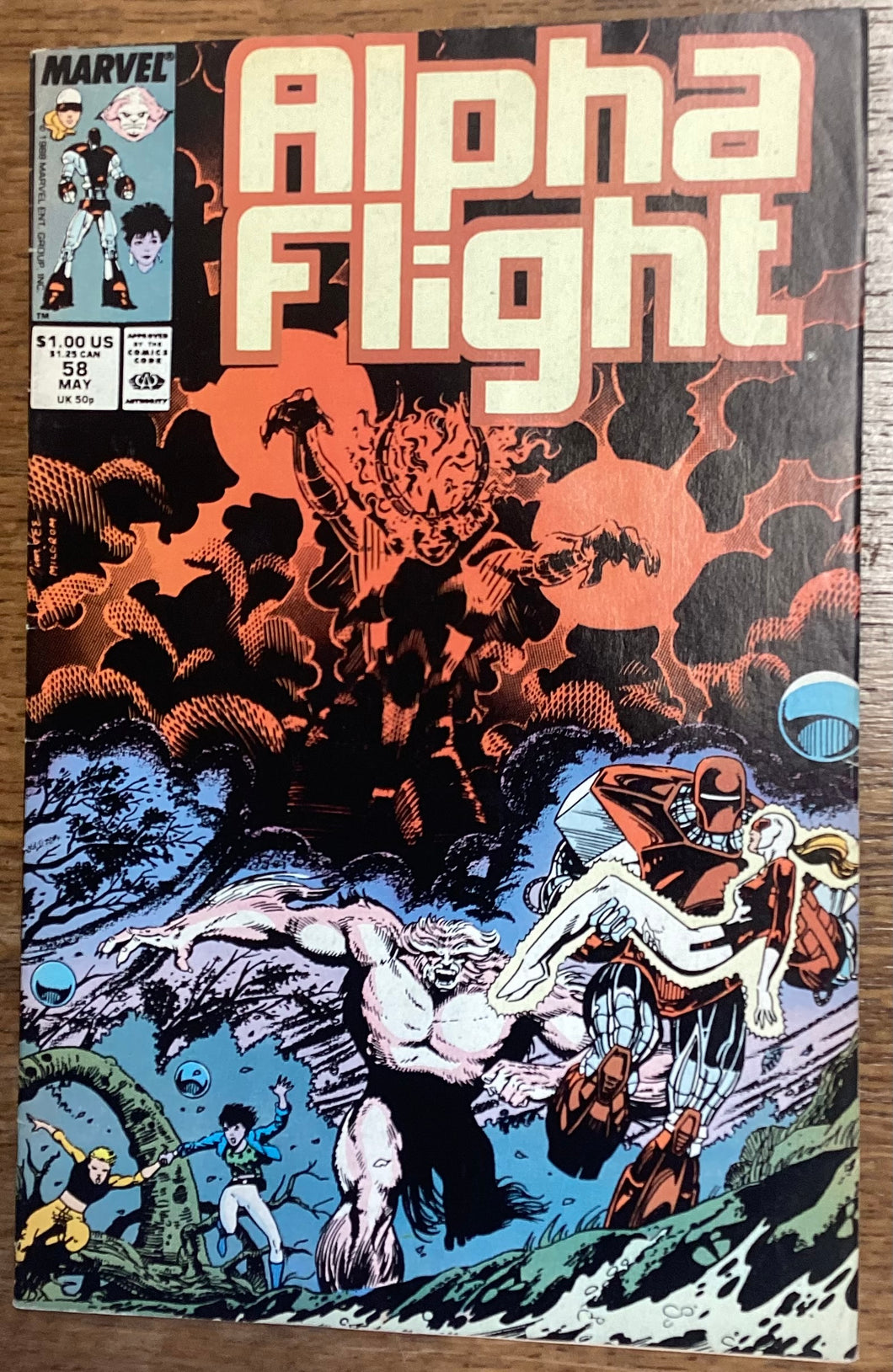 Alpha Flight No. #58 1986 Marvel Comics