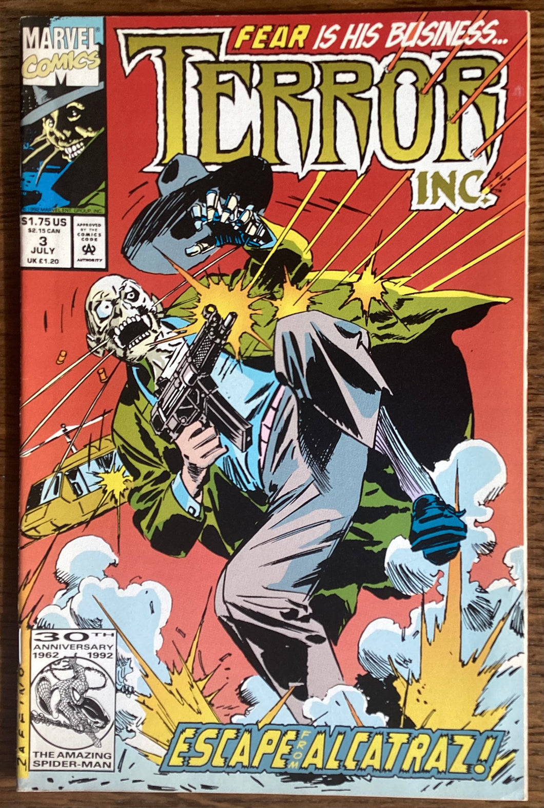 Terror Inc. No. #3 1992 Marvel Comics