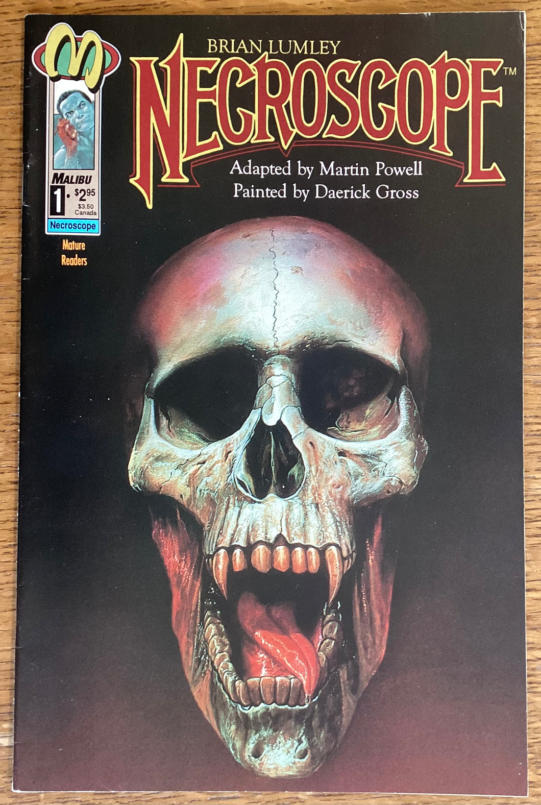 Necroscope No. #1 1992 Malibu Comics