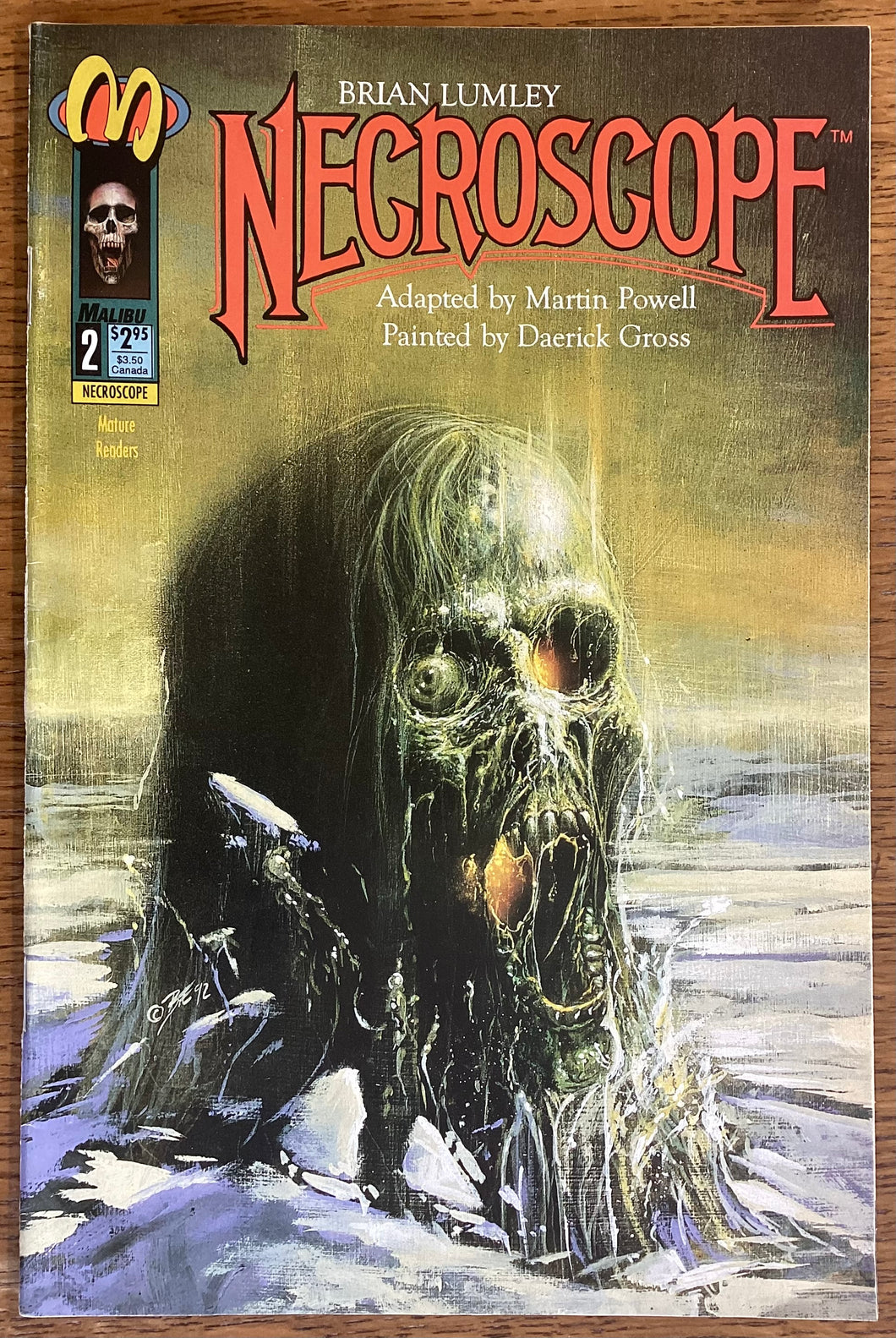 Necroscope No. #2 1992 Malibu Comics