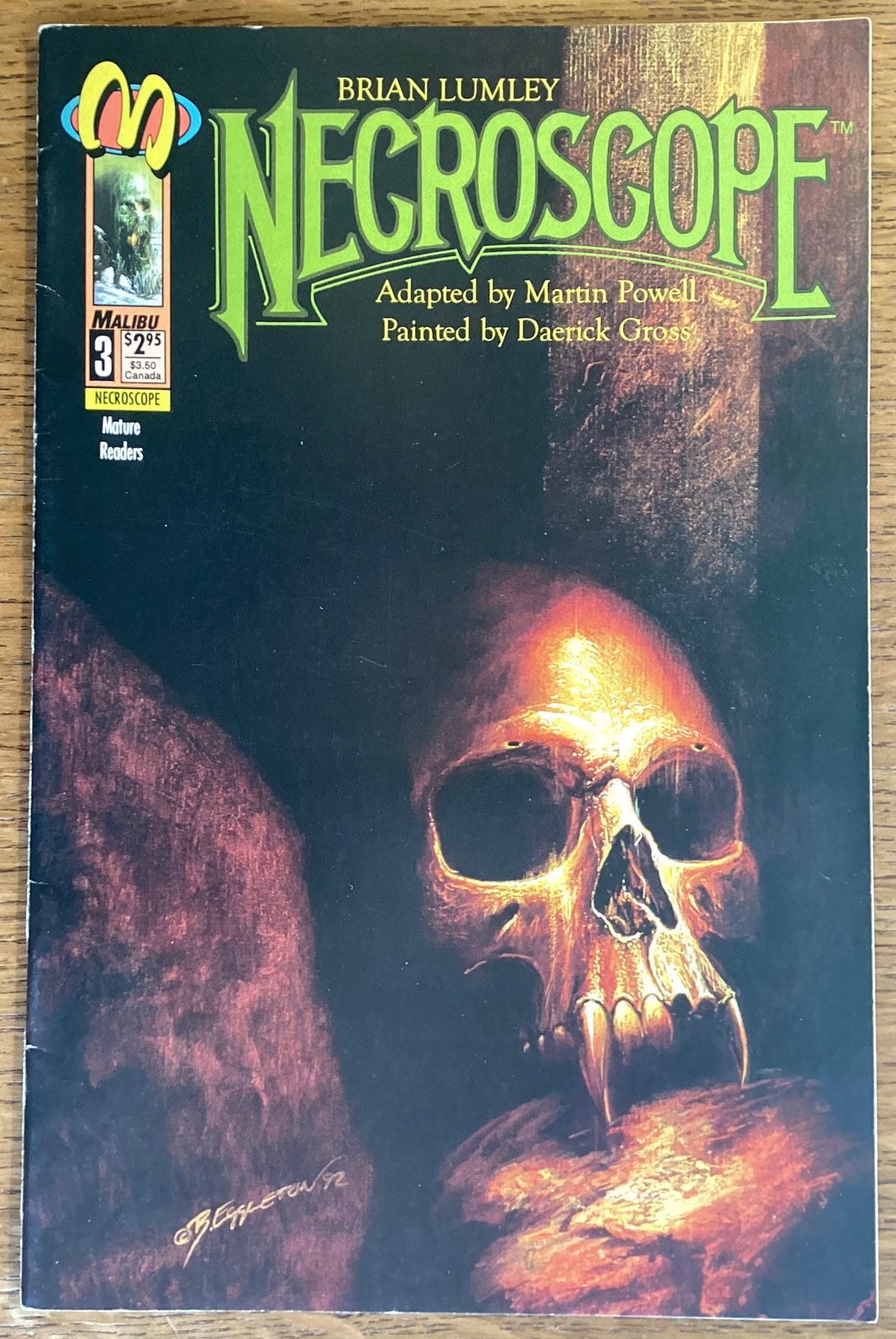 Necroscope No. #3 1993 Malibu Comics