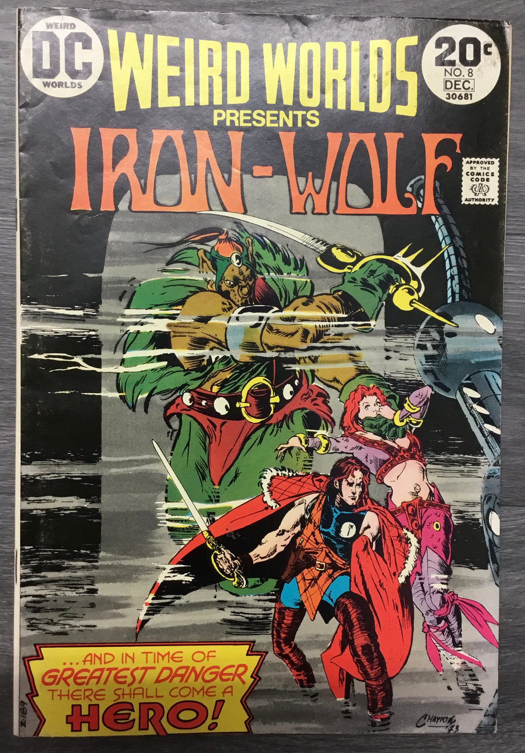 Weird Worlds Present Iron-Wolf No. #8 & 9 1973/1974 DC Comics