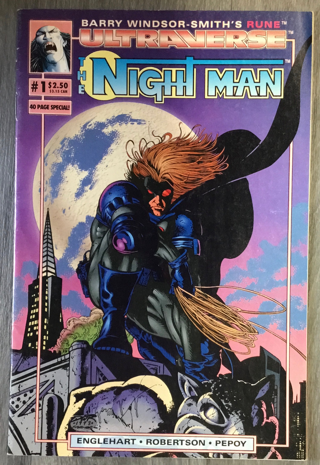 The Night Man No. #1 1993 Malibu Comics