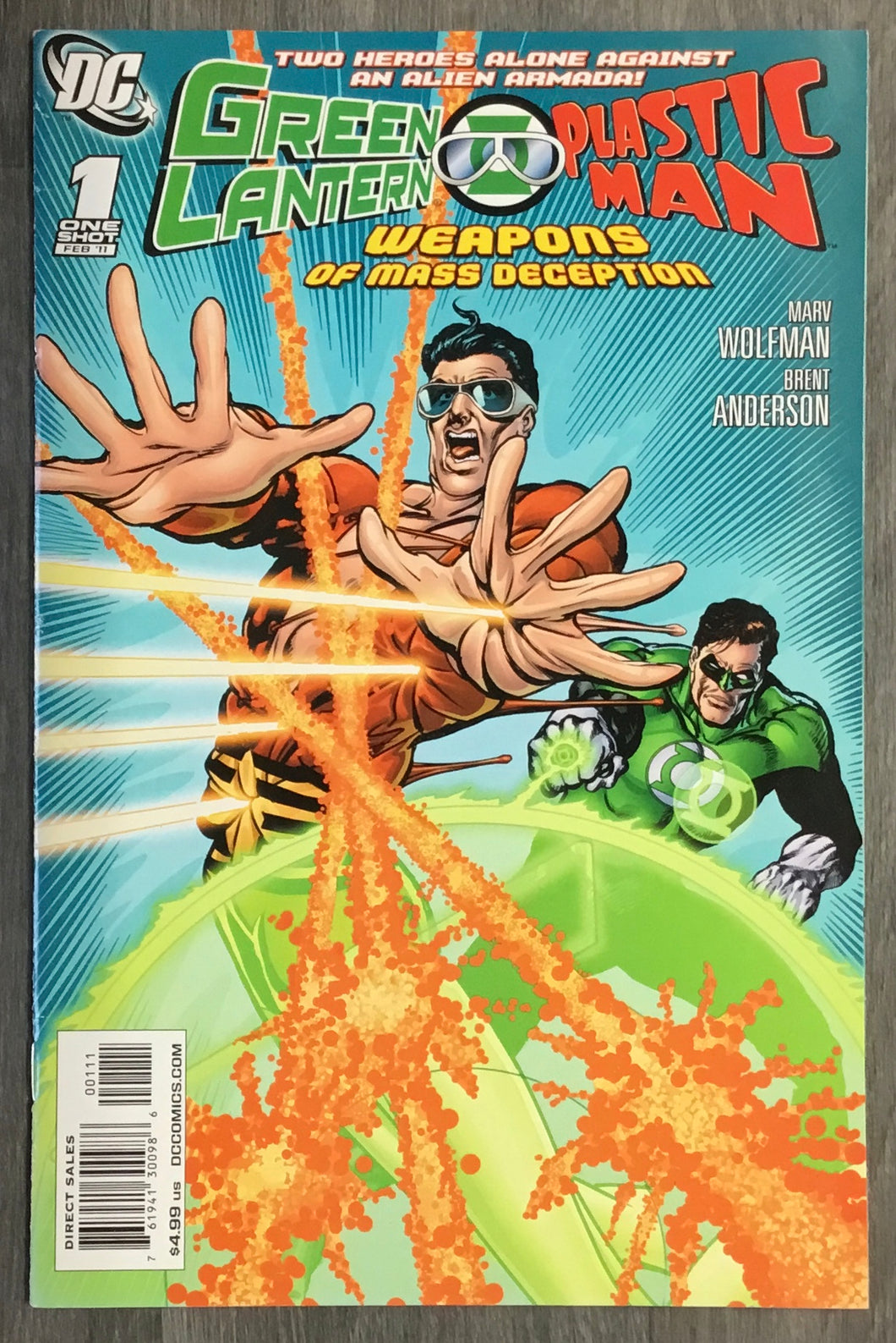 Green Lantern/Plastic Man: Weapons of Mass Deception No. #1 2011 DC Comics