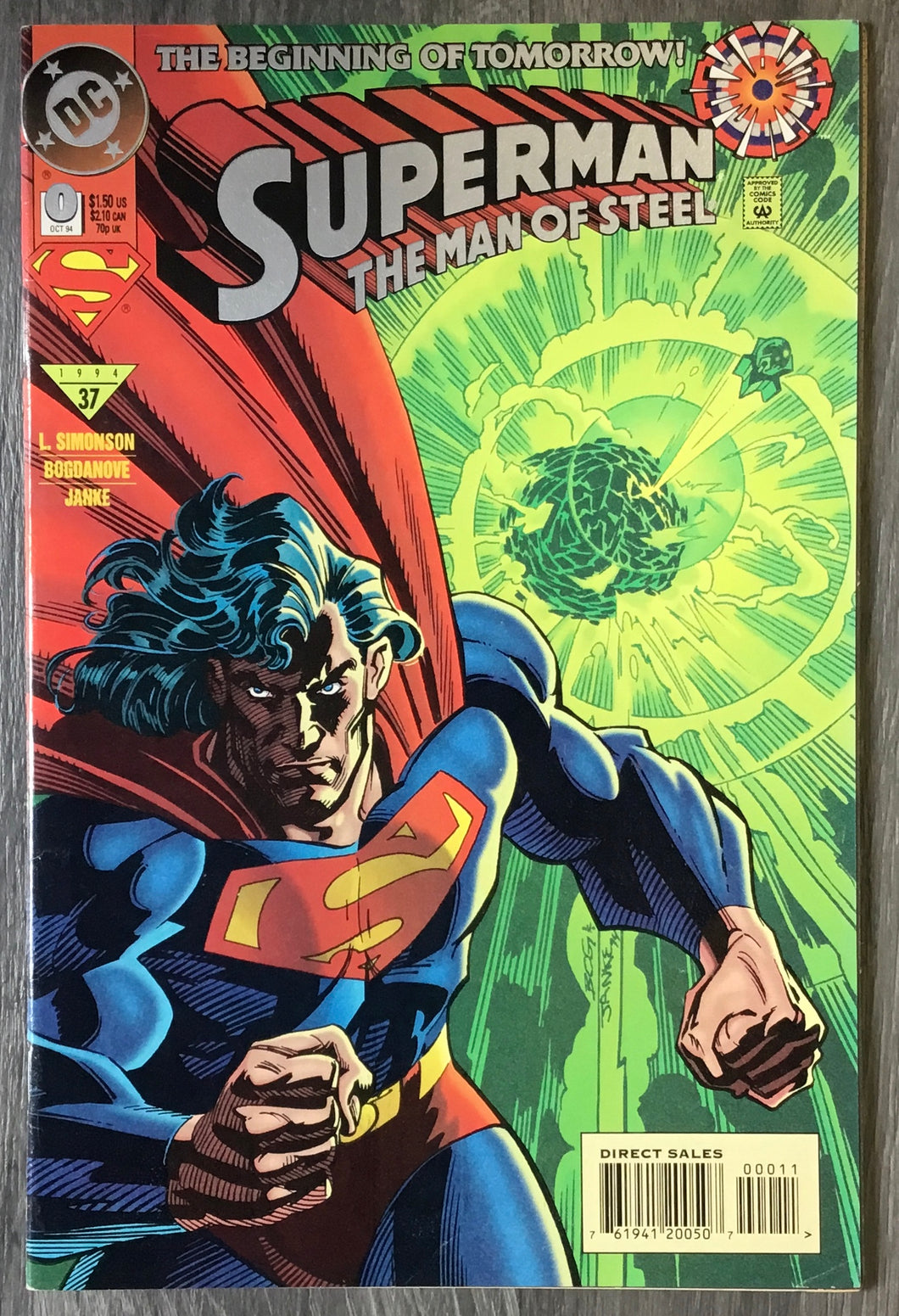 Superman: The Man of Steel No. #0 1994 DC Comics