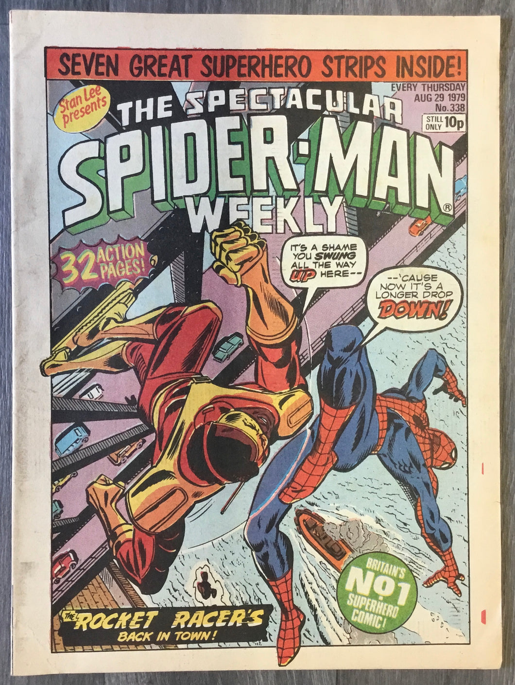 The Spectacular Spider-Man Weekly No. #338 1979 Marvel U.K. Comics