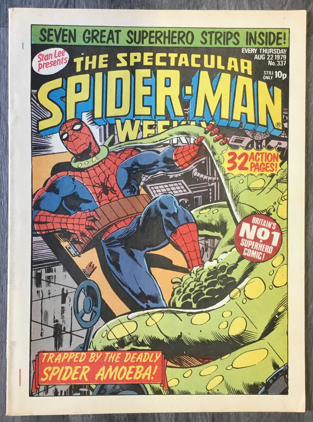 The Spectacular Spider-Man Weekly No. #337 1979 Marvel U.K. Comics