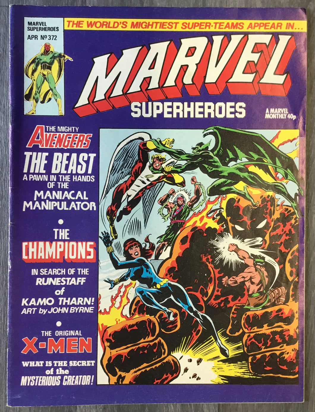 Marvel Superheroes No. #372 1981 Marvel U.K. Comics