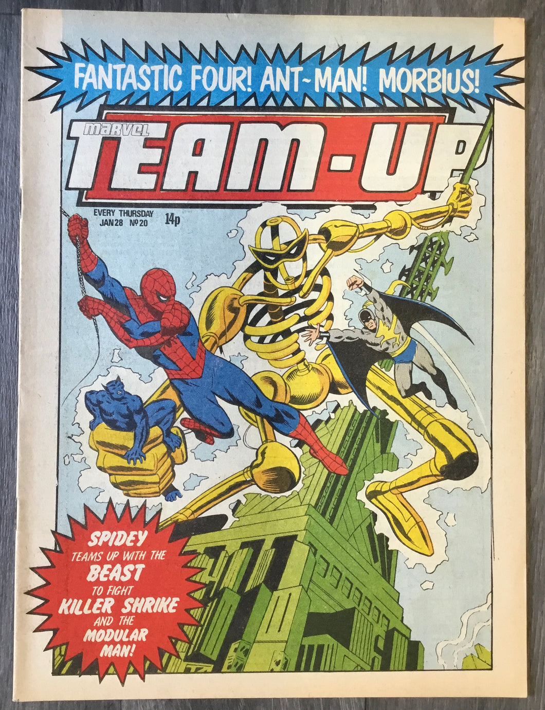 Marvel Team-Up No. #20 1981 Marvel Comics UK