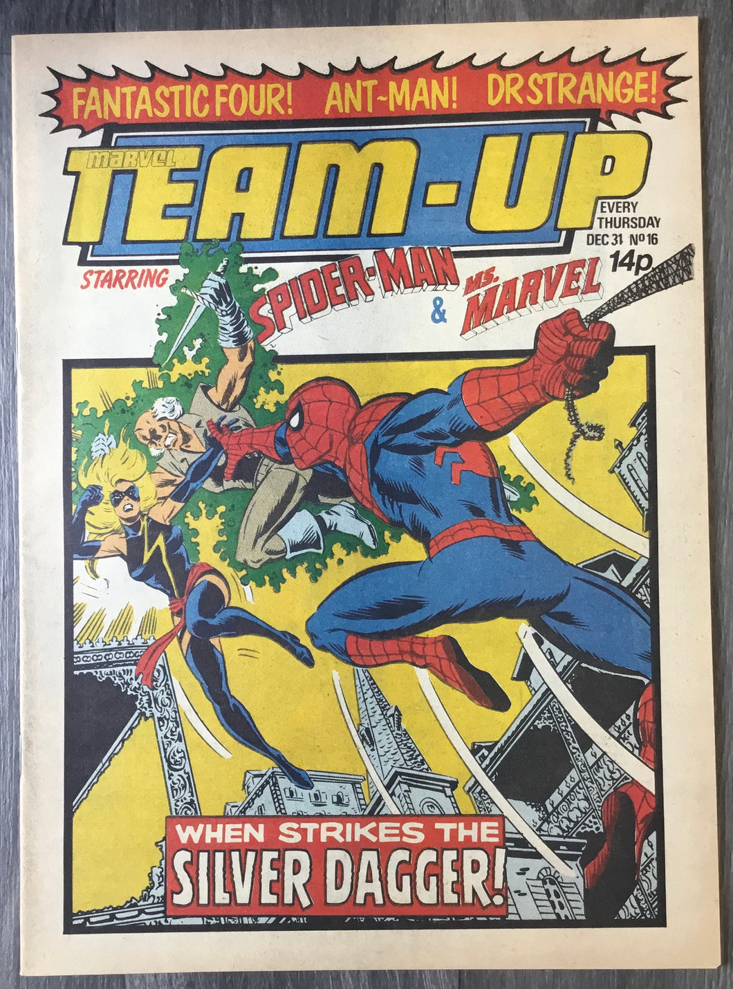 Marvel Team-Up No. #16 1980 Marvel Comics UK