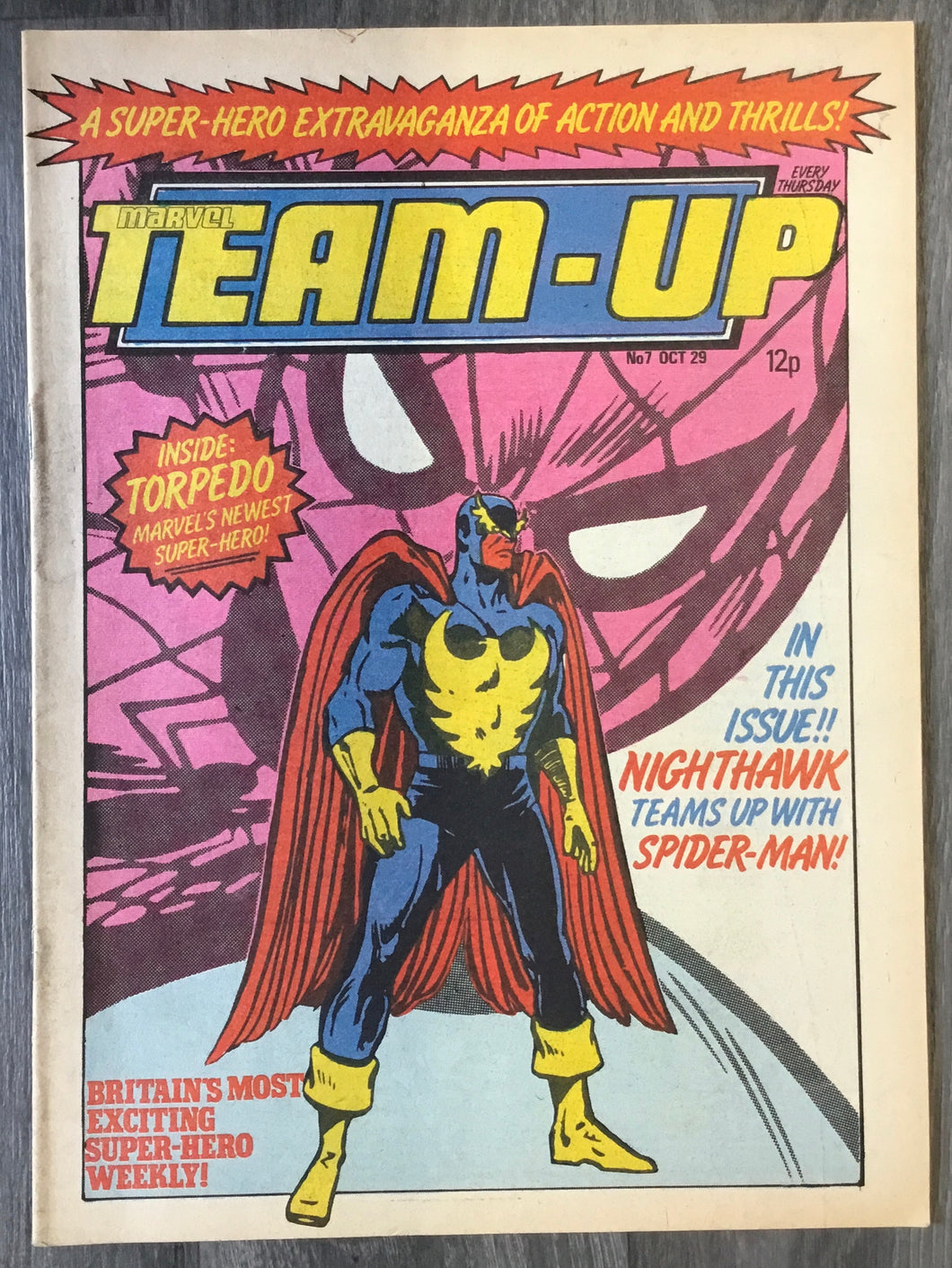Marvel Team-Up No. #7 1980 Marvel Comics UK