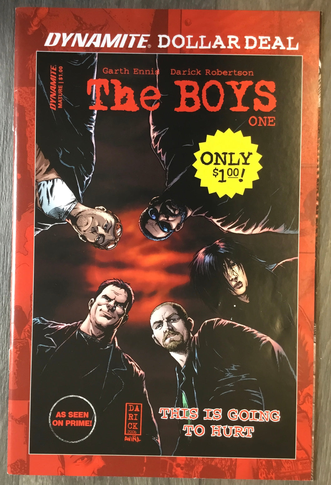 The Boys No. #1 2019 Dynamite Comics