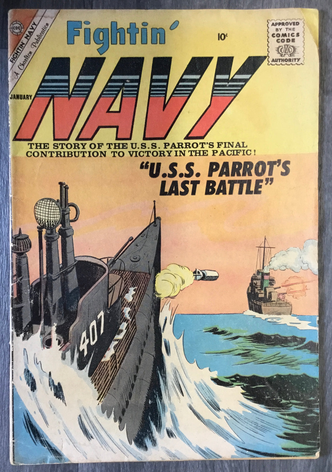 Fightin’ Navy No. #96 1960 Charlton Comics