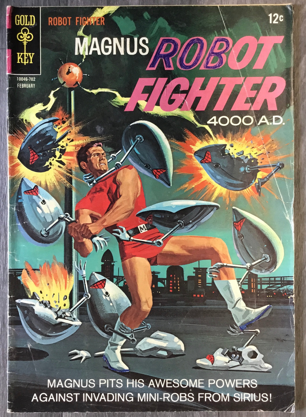 Magnus Robot Fighter 4000AD No. #17 1967 Gold Key Comics