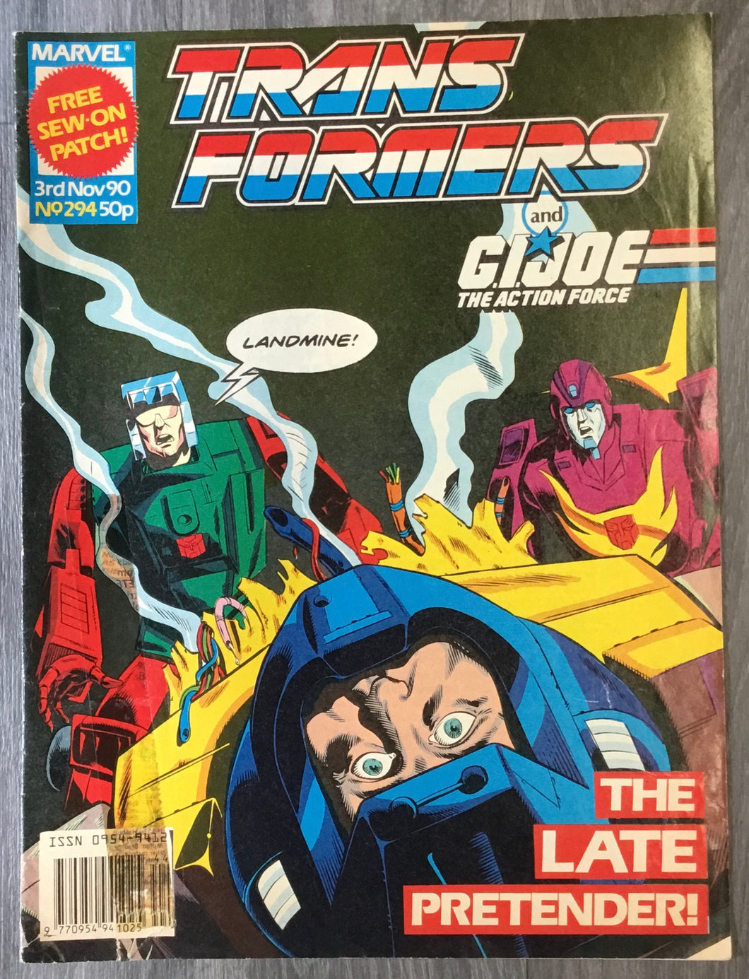 The Transformers No. #294 1990 Marvel U.K. Comics
